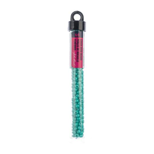 12 Pack: John Bead Mint Julep Opaque Czech Glass Seed Beads, 6/0